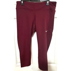 Nike Womens Tight Fit Running Mid-Rise BV6695-638 Sz XL Pants NWT